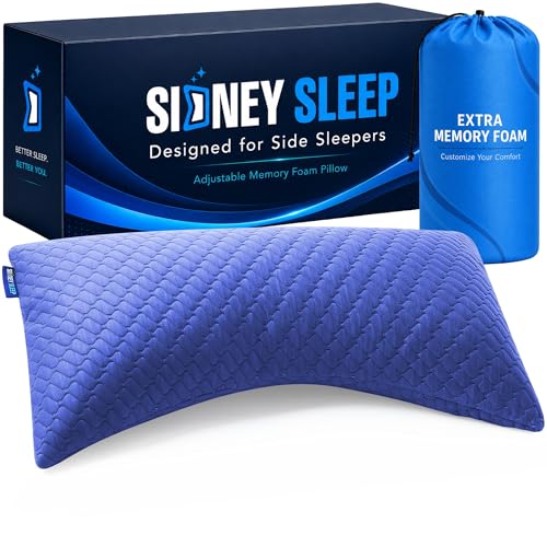 Side and Back Sleeper Pillow for Neck and Shoulder Pain Relief