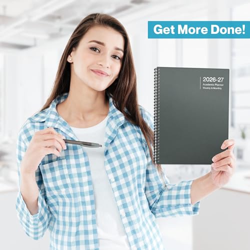 Planner Book Large 8.5x11 Weekly Monthly Daily Agenda