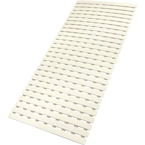 Bath Tub Shower Mat Non Slip Bathtub Mats for Bathroom Shower Floor Mat Bath Mats for Shower Tub Anti Slip Shower Mat with Drain Hole and Large Suction Cups