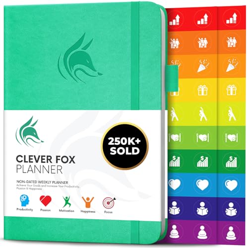 Planner Undated Weekly & Monthly Planner for Productivity