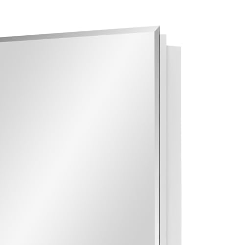 Bathroom Medicine Cabinet with Beveled Edge Mirrored Door