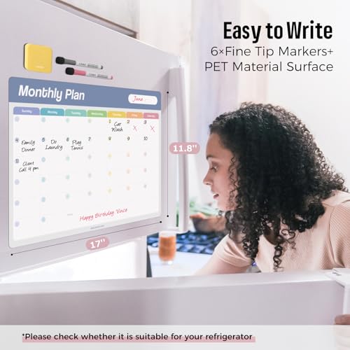 Static Cling Dry Erase Calendar