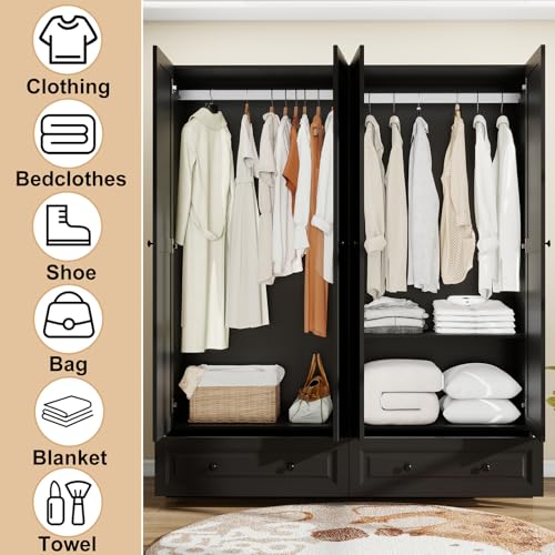 Armoire Wardrobe Closet with Drawers