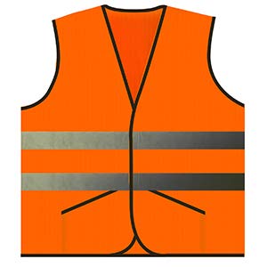 Pocket Safety Vest Bulk Pack Reflective High Visibility Men Women