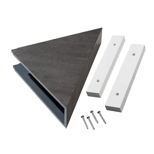 Vinyl Waterproof Corner Shower Shelf