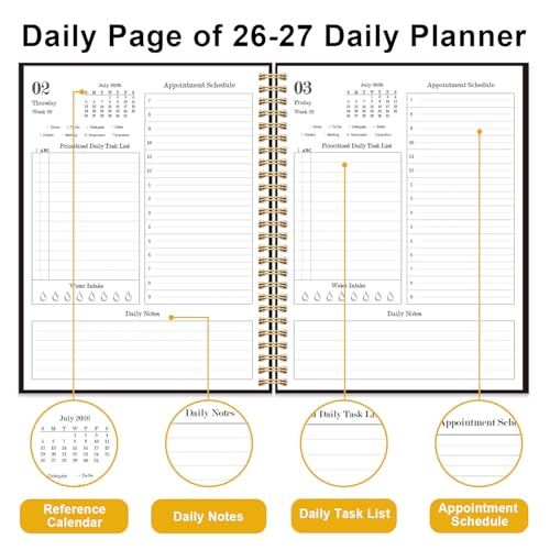 B5 Daily & Monthly Planner