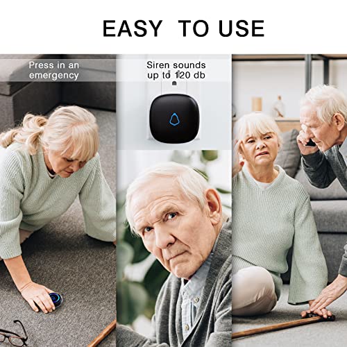 Wireless Caregiver Call Button for Elderly at Home