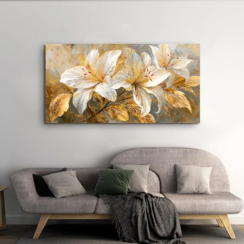 Gold Fantasy Tree Of Life Canvas Wall Art