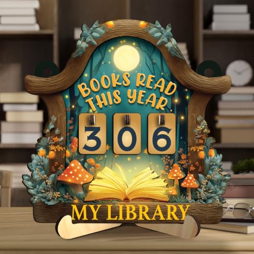 Personalized Books Read This Year Counter
