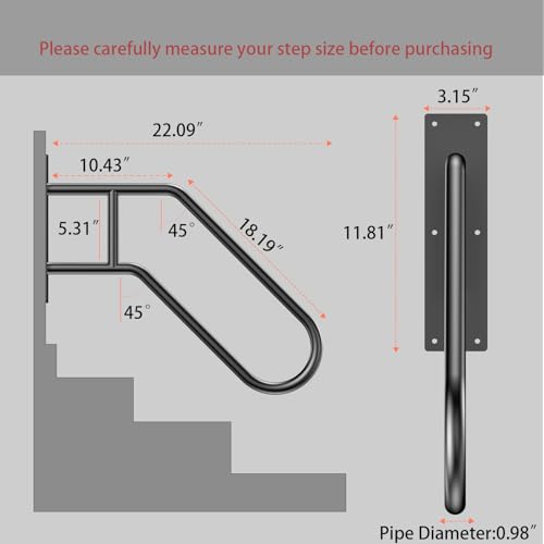 Handrails for Outdoor Steps