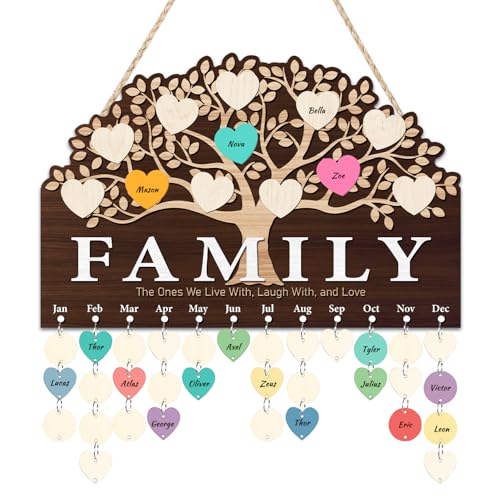 KAlRNE Birthday Wooden Wall Hanging Decor