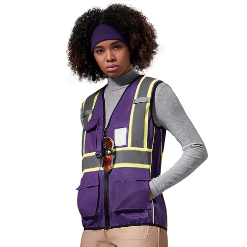 11 color Ladies High Vis Reflective Safety Vest for Women