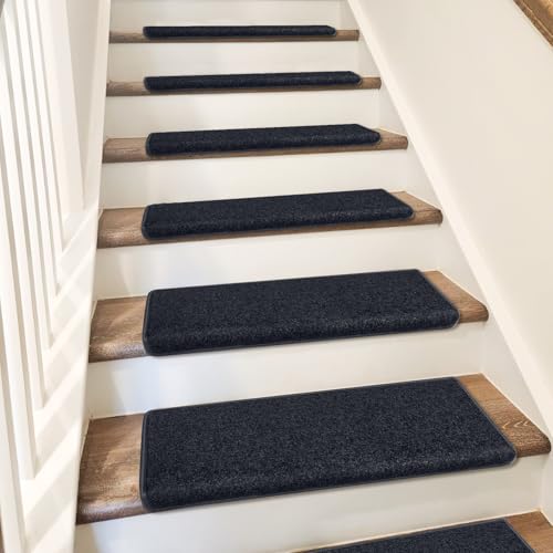 Bullnose Carpet Stair Treads for Wooden Steps Indoor Non Slip