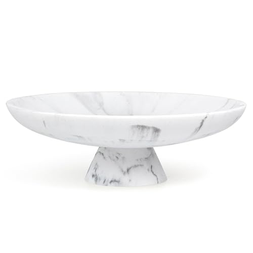 Modern Resin Pedestal Decorative Bowl