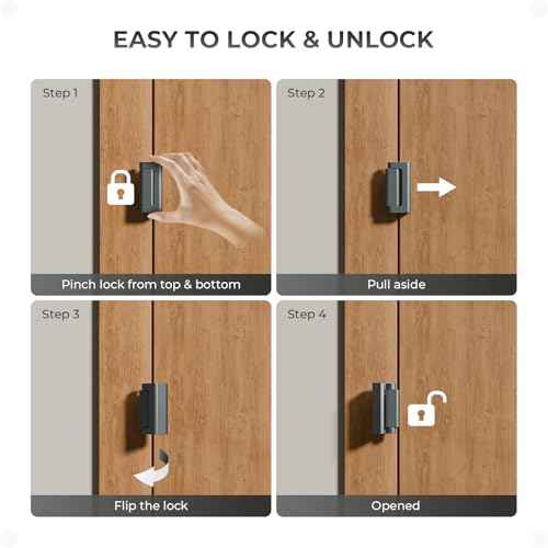1Pack Door Reinforcement Lock Home Security