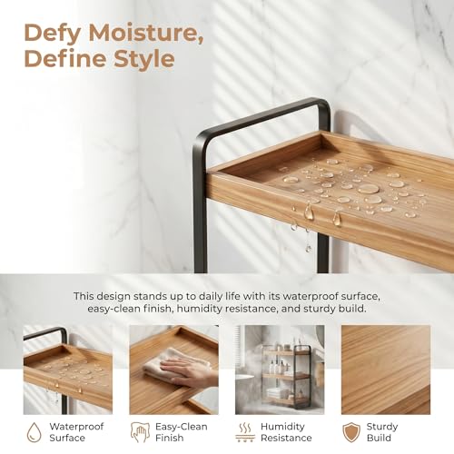 Bathroom Counter Organizer with Basket