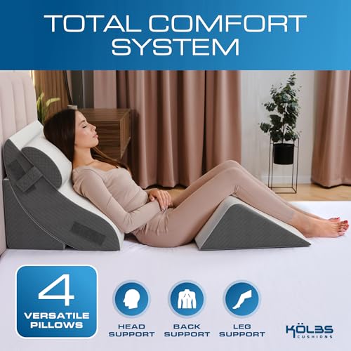 Kolbs Bed Wedge Pillow for Sleep Apnea