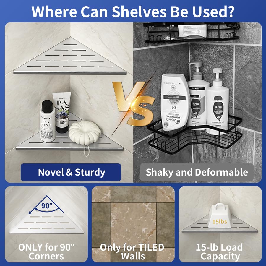 Corner Shower Shelves