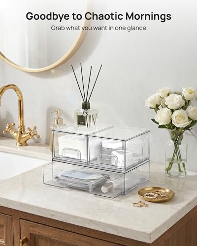 Stackable Storage Drawers Set