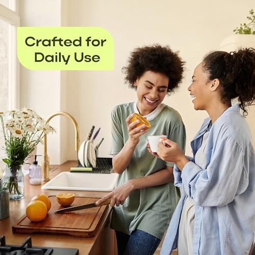 Wooden Cutting Boards for Kitchen Meal Prep & Serving