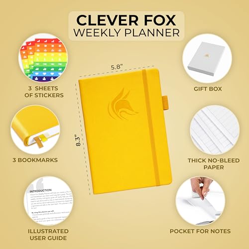 Planner Undated Weekly & Monthly Planner for Productivity