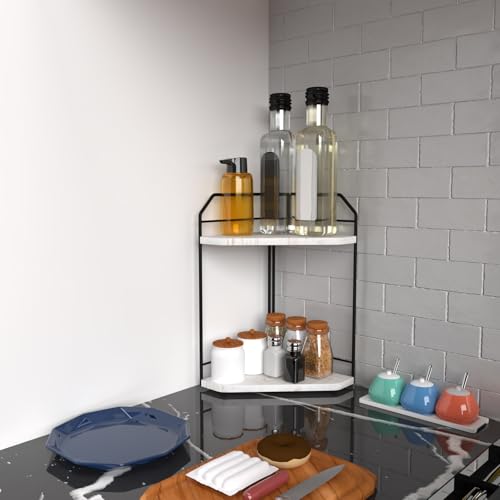 Corner Bathroom Counter Organizer