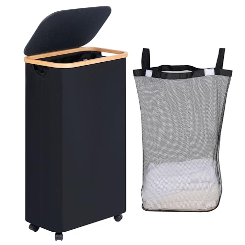 Laundry Basket with Wheels