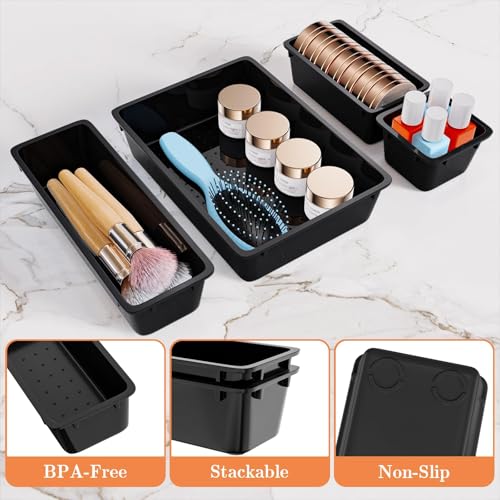 25 PCS Plastic Drawer Organizer