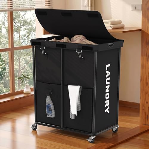 Laundry Basket with Wheels