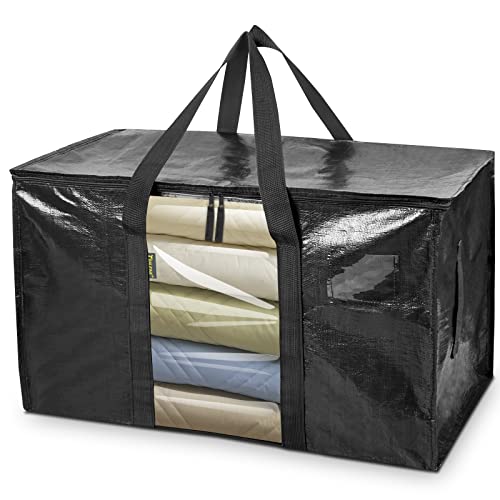 Clear Oversized Moving Bags with Reinforced Handles