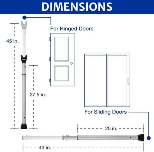 Portable Door Security Bar