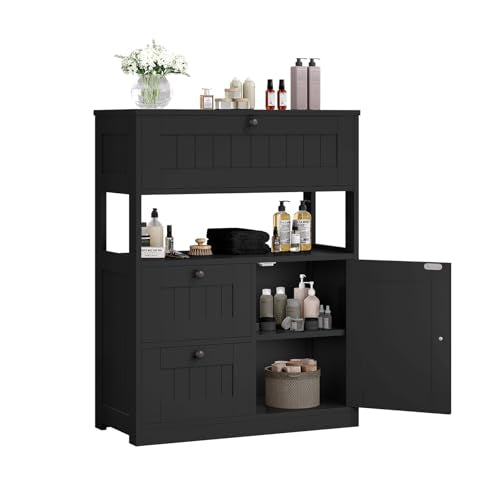 Modern Bathroom Floor Storage Cabinet