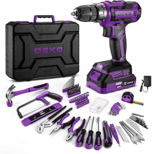 20V Power Drill Tool Set with Battery Electric Drill Driver