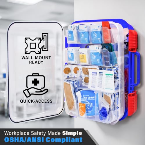 400 Pcs OSHA Compliant First Aid Kit