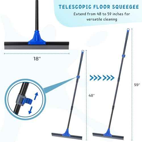Floor Squeegee for Tile Cleaning