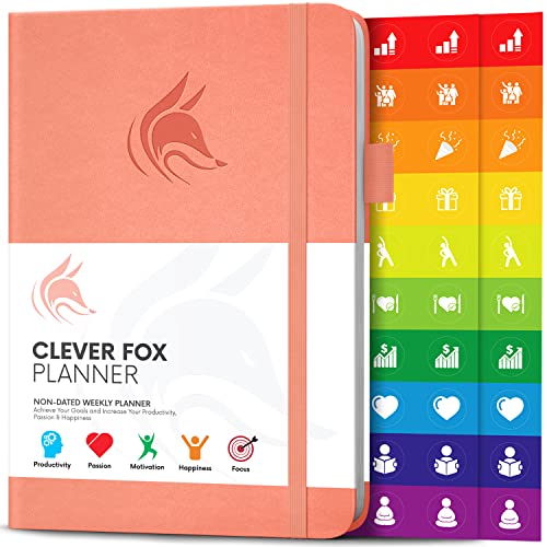 Planner Undated Weekly & Monthly Planner for Productivity