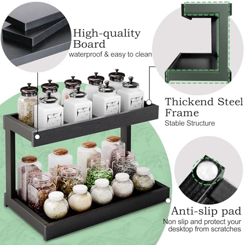 2 Tier Spice Rack Organizer for Countertop