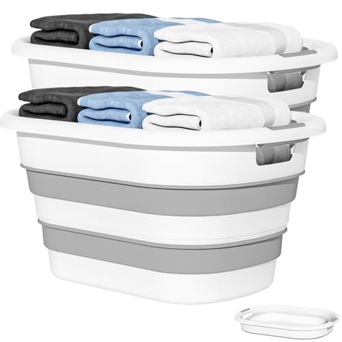 Collapsible Laundry Basket with Handles