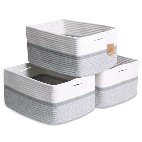 Storage Baskets 16.8" x 13" x 7.6" Bins 3