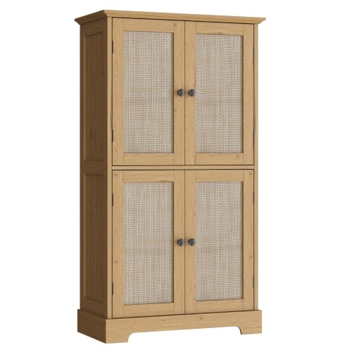 Bathroom Floor Storage Cabinet with Doors