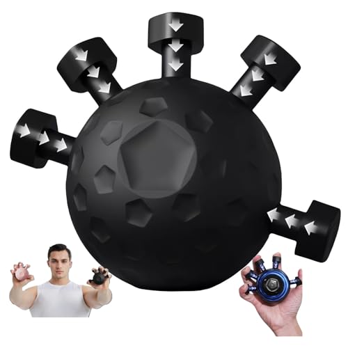 Glitzgrip Arm Builder 2025 New Hand Forearm Ball Strengthener and Finger Grip Exerciser Balls Wrist Strengthening Guitar Finger Gripper Strength Trainer Hand Squeezer Stretcher Extender Workout
