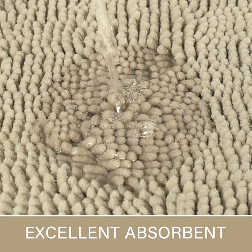 Luxury Bathroom Rug Shaggy Bath Mat