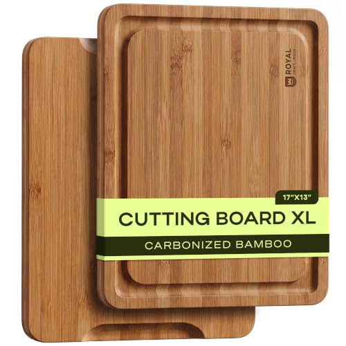 Wooden Cutting Boards for Kitchen Meal Prep & Serving