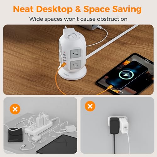 Tower Surge Protector Power Strip