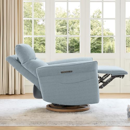 Power Swivel Glider Nursery Recliner Chair