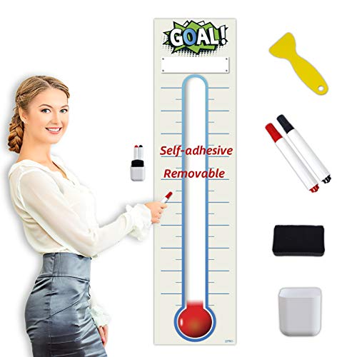 Fundraising Thermometer Chart Goal Tracker