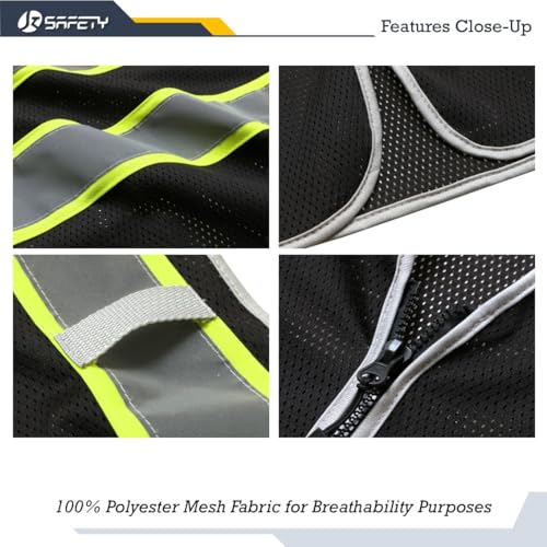 Hi Vis Multiple Pockets Lite MESH Lining Meets ANSI
