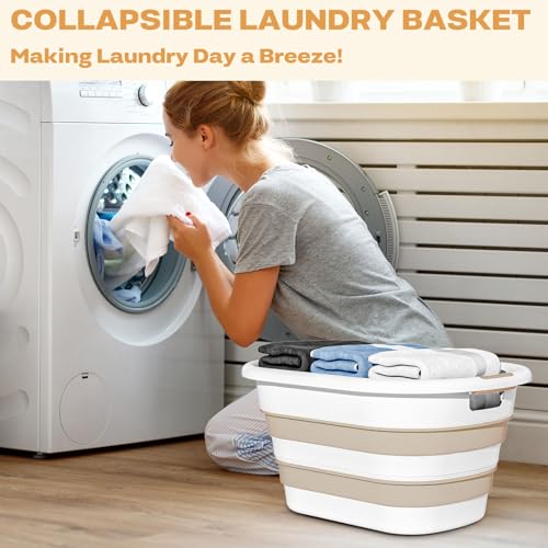 Collapsible Laundry Basket with Handles
