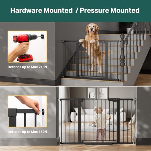 Extra Wide Baby Gate for Stairs