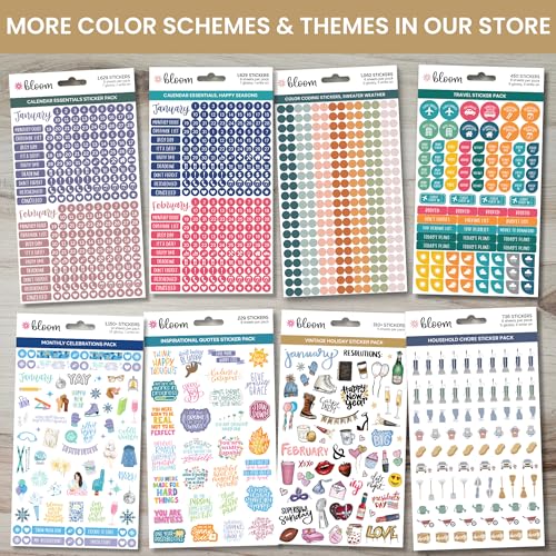 Calendar Essentials Planner Stickers